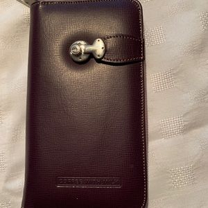 New Authentic purple leather wallet